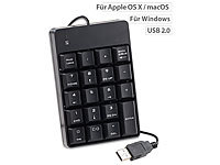 GeneralKeys Numerischer Ziffernblock / Keypad mit 19 Tasten, USB 2.0; Funktastatur & -Maus Sets Funktastatur & -Maus Sets Funktastatur & -Maus Sets Funktastatur & -Maus Sets 