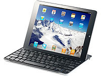 GeneralKeys Alu-Schutzcover inkl. Tastatur mit Bluetooth,  für iPad Air; Funktastatur & -Maus Sets 