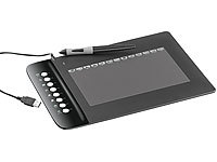 GeneralKeys Hochwertiges USB-Grafik-Tablett m. 8&13 Funktionstasten (refurbished)