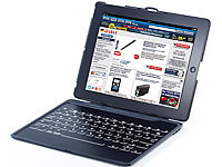 GeneralKeys Schutzcover inkl. Tastatur mit Bluetooth, für iPad 2, 3 & 4; Funktastatur & -Maus Sets 