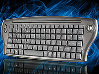 GeneralKeys Mini-Multimedia-Funktastatur (refurbished); Funktastatur & -Maus Sets, Bluetooth Tastatur für Smartphone & Tablet PCs 