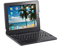 GeneralKeys iPad3/4-Netbook-Case mit 4000 mAh Akku, Bluetooth-Tastatur; Funktastatur & -Maus Sets 
