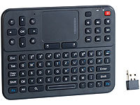 GeneralKeys Mikro-Multimedia-Funktastatur MFT-2620.TP mit Touchpad; Funktastatur & -Maus Sets, Bluetooth Tastatur für Smartphone & Tablet PCs Funktastatur & -Maus Sets, Bluetooth Tastatur für Smartphone & Tablet PCs Funktastatur & -Maus Sets, Bluetooth Tastatur für Smartphone & Tablet PCs 