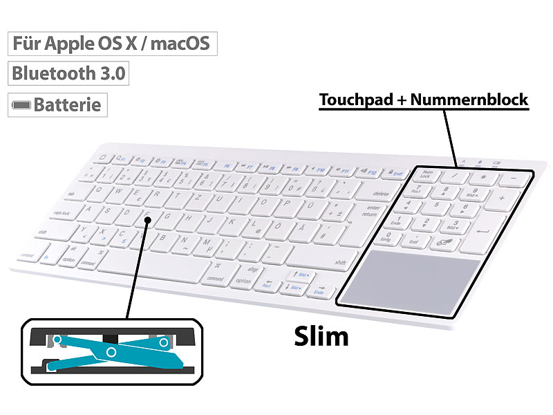 ; Apple Tastatur Wireless 