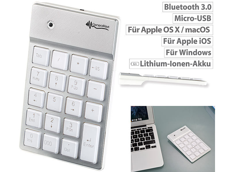 ; iPad-Tastaturen mit Bluetooth 