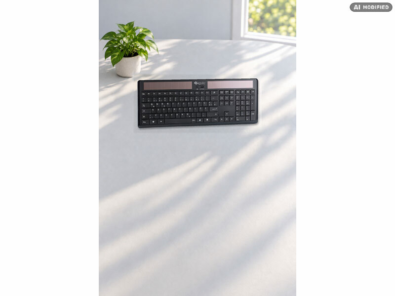 ; Wireless Solar Funktastatur & Maus-Sets 