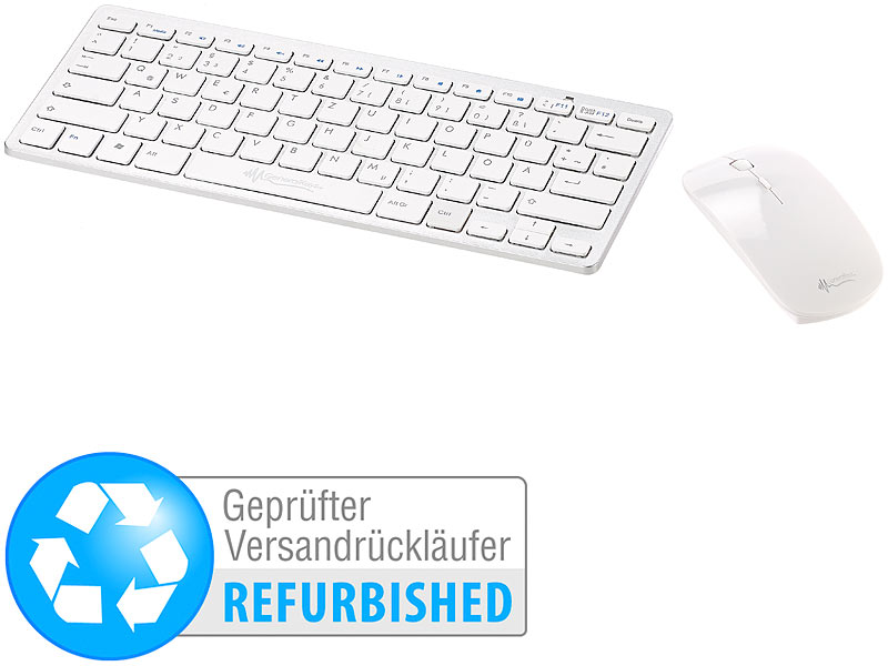 ; Magnetische Tastatur-Hülle für Apple iPads, mit Akku & Tastenbeleuchtung 
