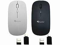 GeneralKeys PC Funkmaus, Maus für Laptop, Bluetooth