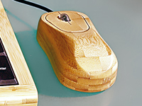 GeneralKeys optische Maus aus Echtholz (Original Bambus)