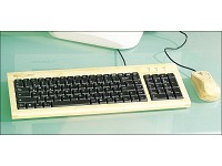GeneralKeys Office Maus & Tastatur aus Echtholz (Bambus)