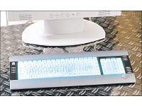 GeneralKeys Multimedia-Leucht-Tastatur mit Scrollrad