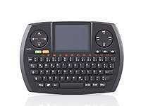 GeneralKeys Micro-MCE-Funktastatur QWERTZ mit Touch-Pad "MFT-276PRO"