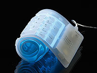 GeneralKeys Wasserdichte & zusammenrollbare Silikon-Leuchttastatur