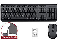 GeneralKeys Office-Set leise Funk-Tastatur-Maus-Kombination; 2.4 GHz; 10 m; silent