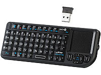 GeneralKeys 3in1-Bluetooth-Tastatur mit Maus-Touchpad & Laserpointer