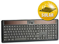 ; Wireless Solar Funktastatur & Maus-Sets 