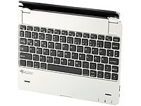 GeneralKeys Tastatur mit Alu-Cover für 9,7" Android-Tablets, Bluetooth; iPad-Tastaturen mit Bluetooth iPad-Tastaturen mit Bluetooth 