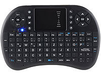 GeneralKeys Mini-Funktastatur MFT-240, mit Touchpad und Multimedia-Tasten