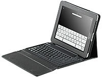 GeneralKeys Tasche für iPad 1-3 mit integrierter Bluetooth-Tastatur (refurbished); Funktastatur & -Maus Sets 