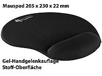 GeneralKeys Ergonomisches Mauspad mit Gel-Handgelenkauflage, schwarz; Funktastatur & -Maus Sets Funktastatur & -Maus Sets Funktastatur & -Maus Sets Funktastatur & -Maus Sets 