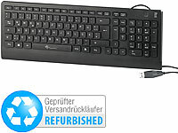 GeneralKeys USB-Standardtastatur mit 360°-Fingerabdruck-Scanner, Versandrückläufer; Funktastatur & -Maus Sets Funktastatur & -Maus Sets 