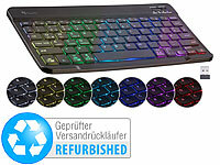 GeneralKeys BT-Tastatur, Tastatur, beleuchtet, deutsch