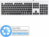 GeneralKeys USB-Voll-Tastatur, Super-Slim mit Scissor-Tasten, Versandrückläufer