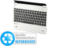 GeneralKeys Tastatur mit Alu-Cover für 9,7" Android-Tablets (Versandrückläufer); Tastaturen mit Touchpads und Bluetooth, für Android, iOS & Windows 