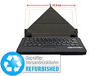 GeneralKeys BT-Tastatur-Schutzcover mit Touchpad (Versandrückläufer); iPad-Tastaturen mit Bluetooth 